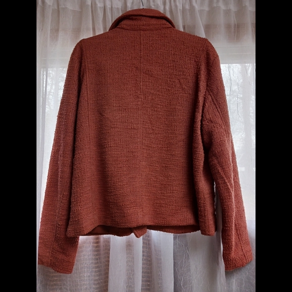NWT Nine West Textured Knit Moto Jacket - Picture 3 of 8